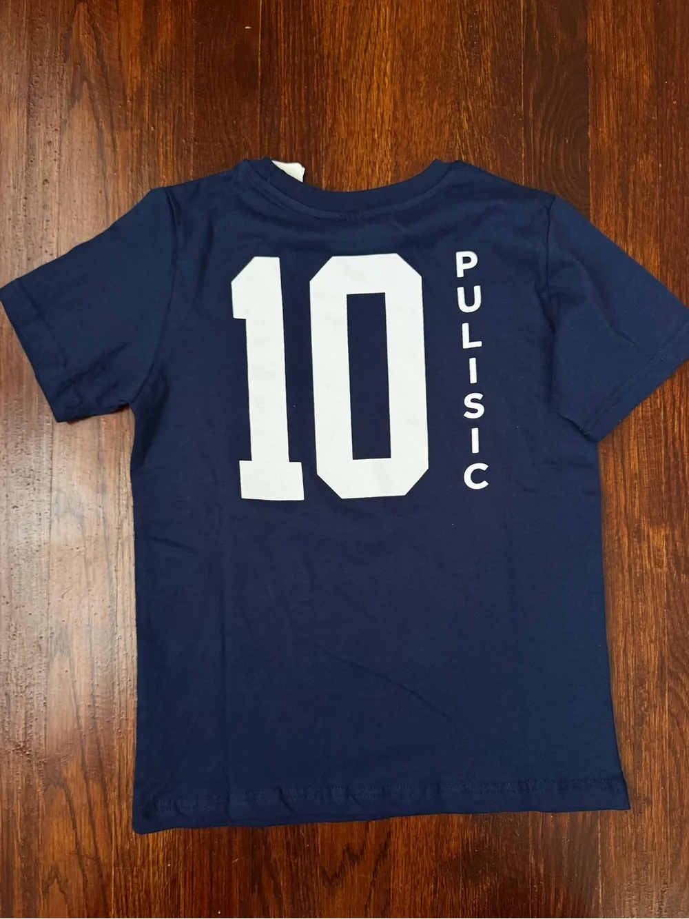 Team USA Graphic Navy Kids Tee with Number 10 SIZE M 100% cotton